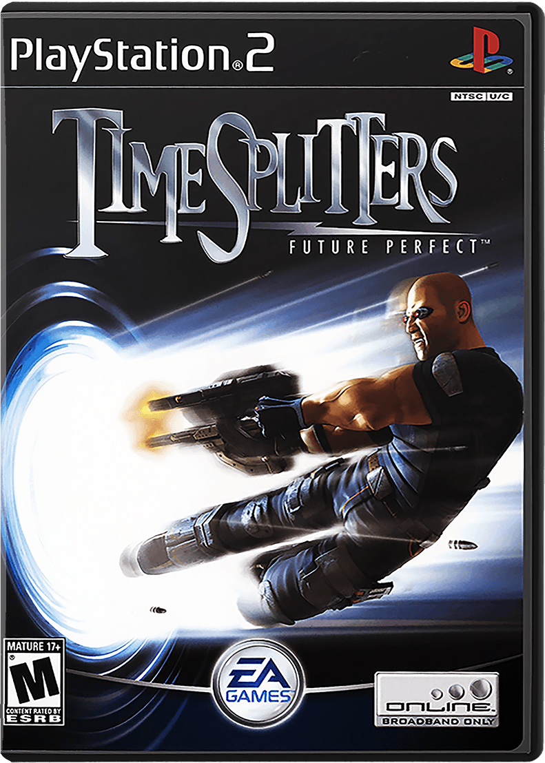 Time Splitters Future Perfect box art for Playstation 2